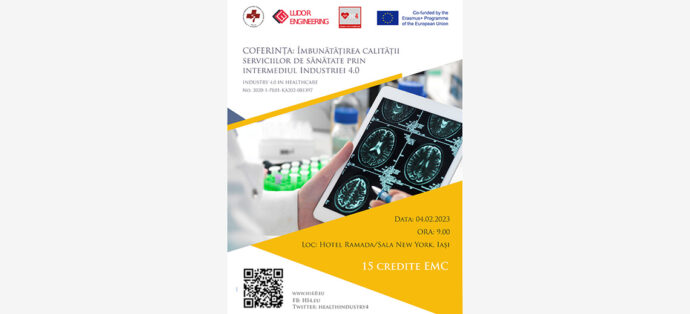 Formular de înscriere: Conferința “Îmbunătățirea calității serviciilor de sănătate prin intermediul Industriei 4.0”